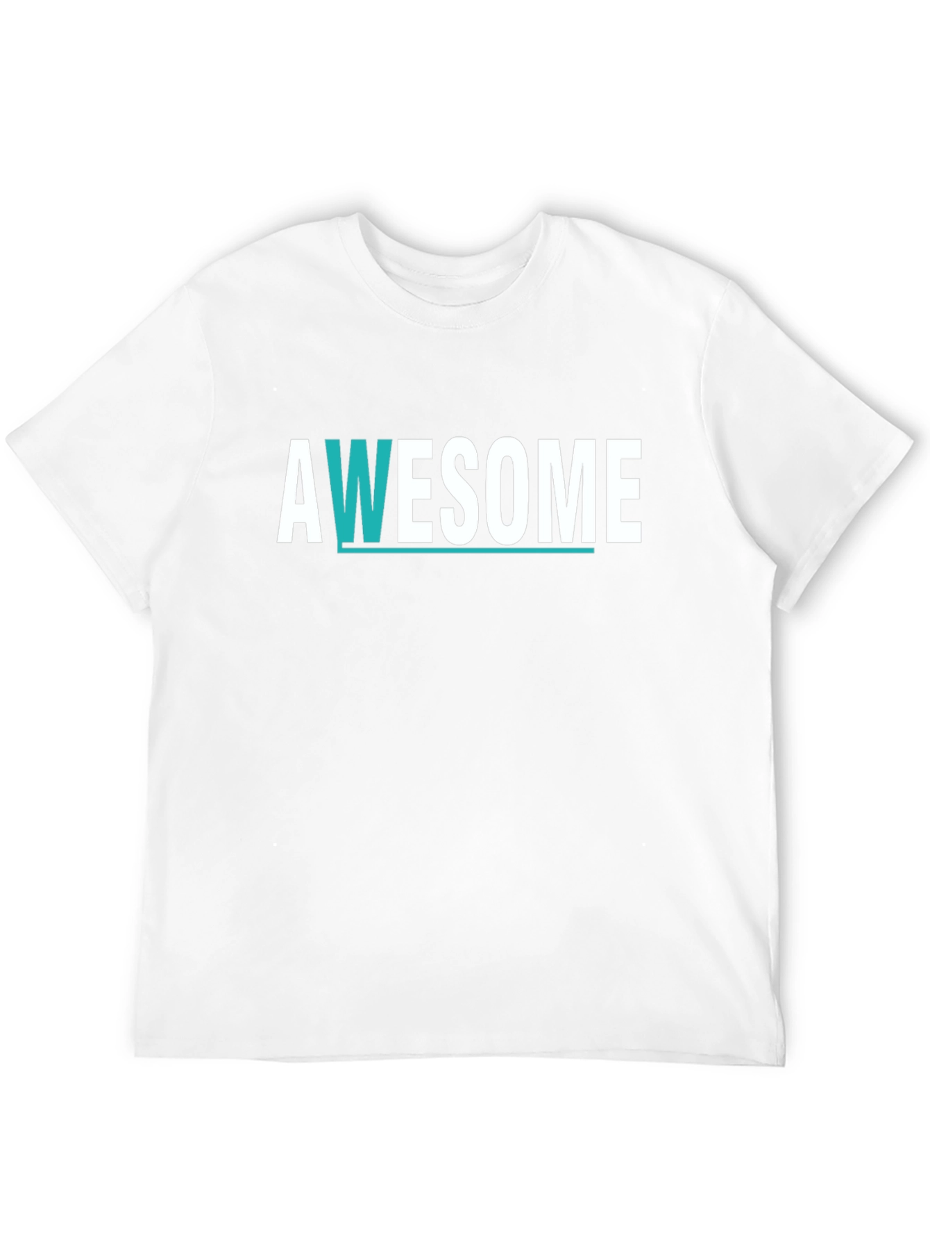 Awesome Graphic Print Black T-Shirt