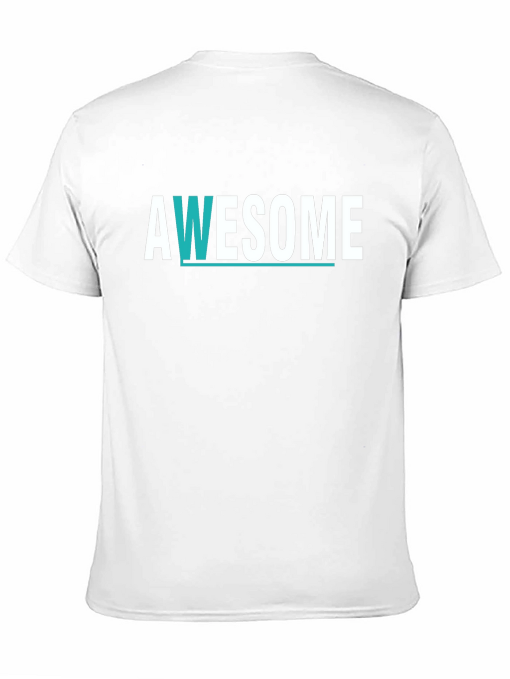 Awesome Graphic Print Black T-Shirt