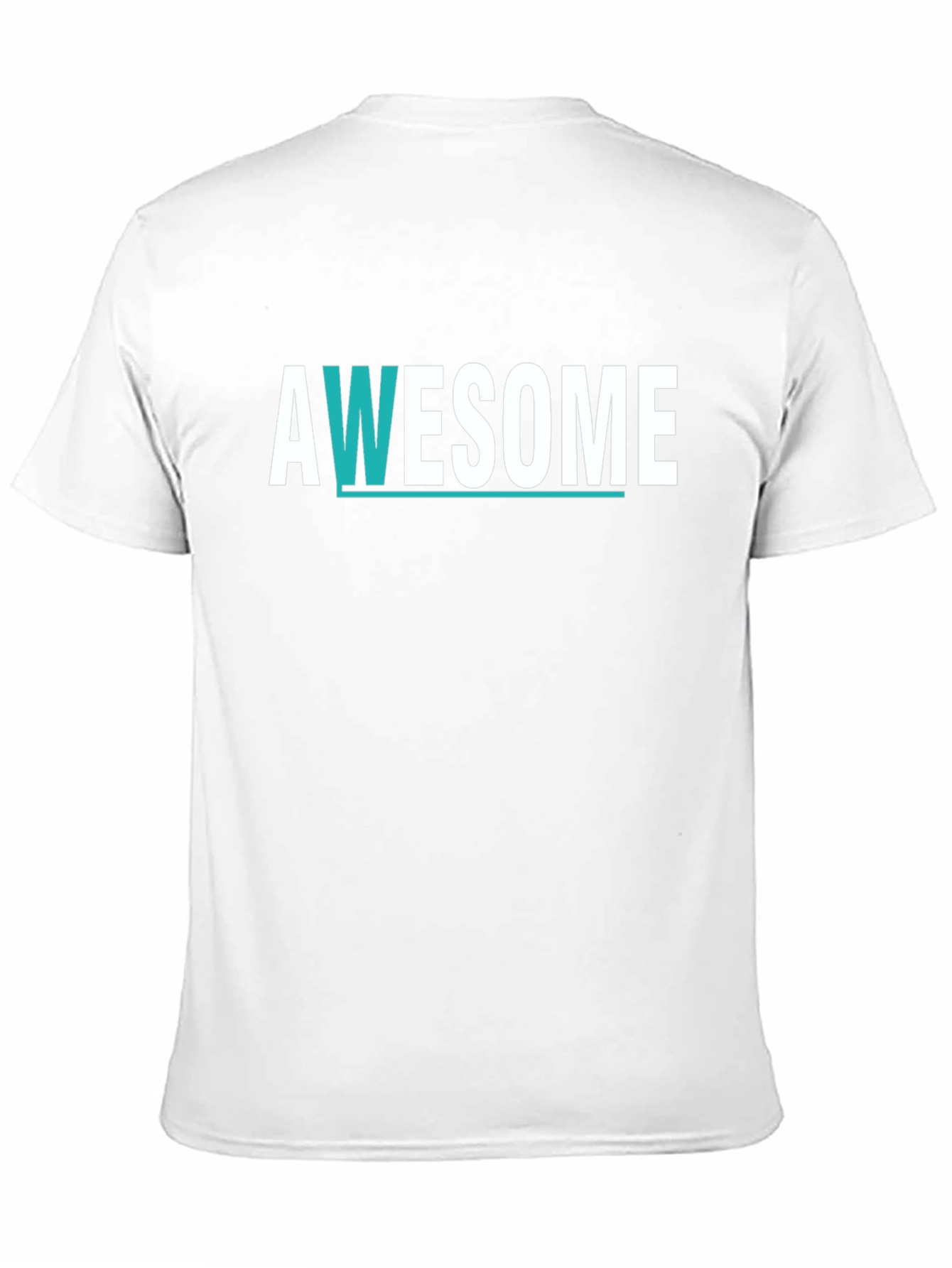 Awesome Graphic Print Black T-Shirt