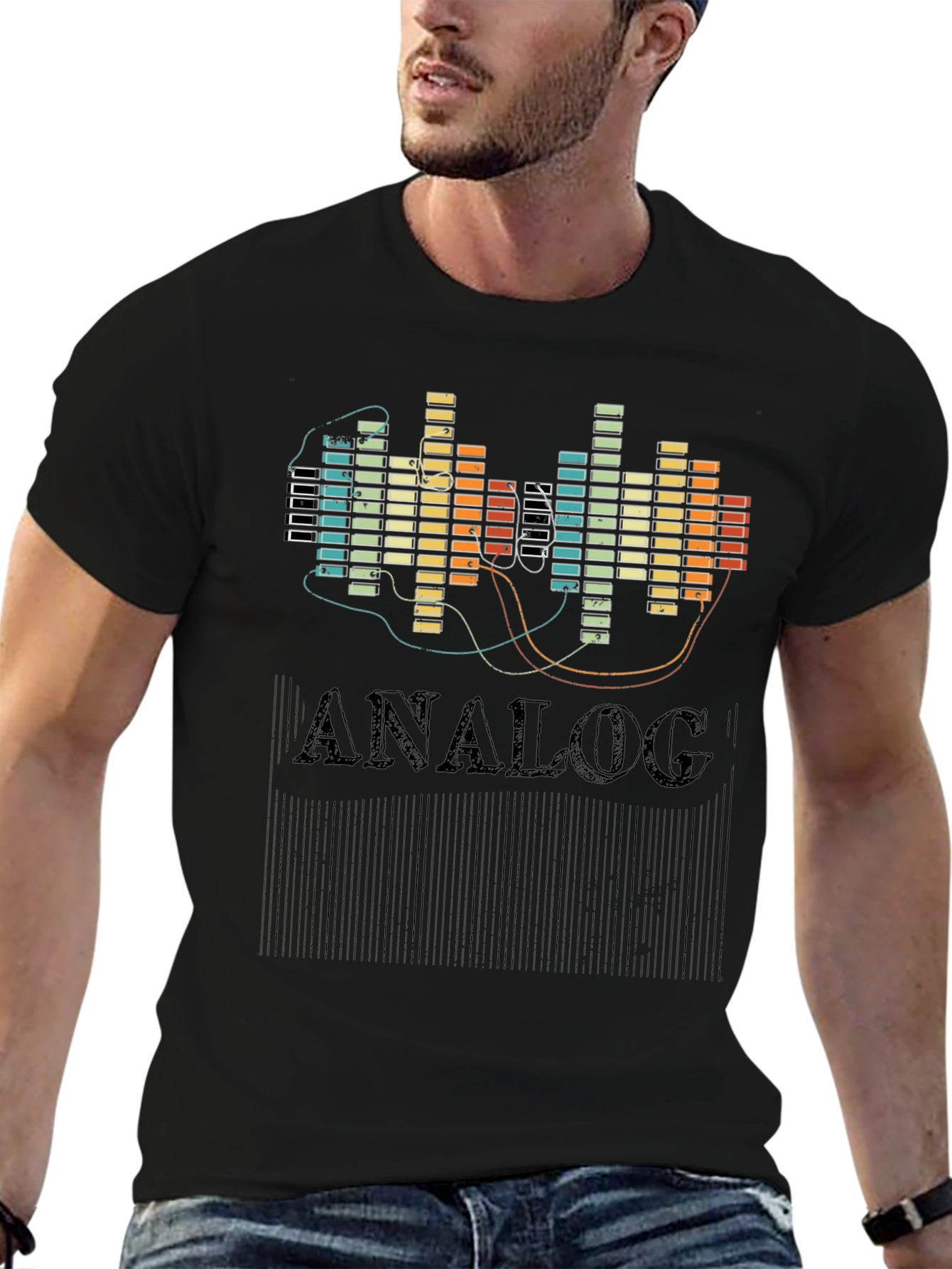Analog Sound Retro T-Shirt - Vintage Audio Engineer Tee