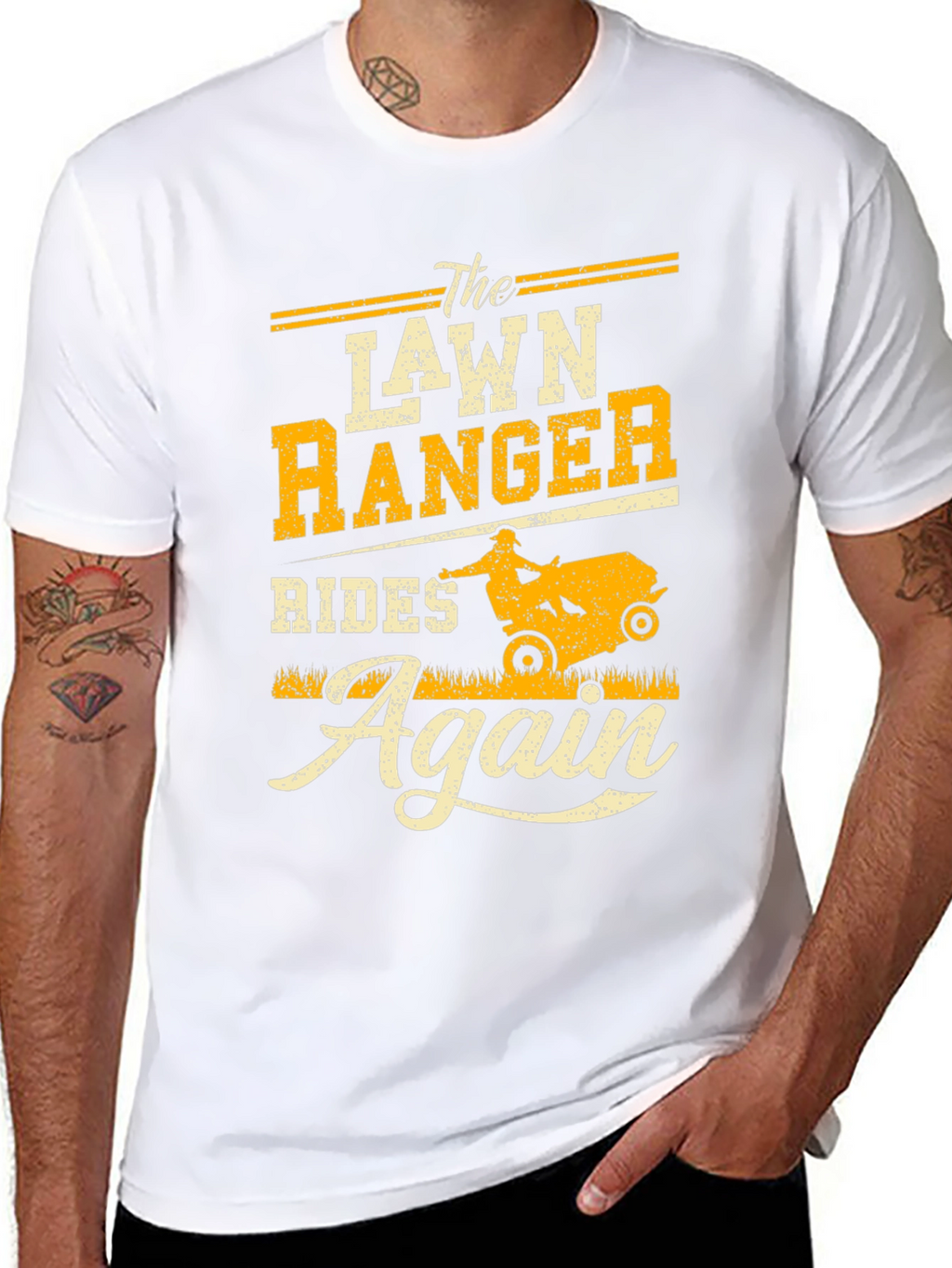 The Lawn Ranger Rides Again Graphic T-Shirt