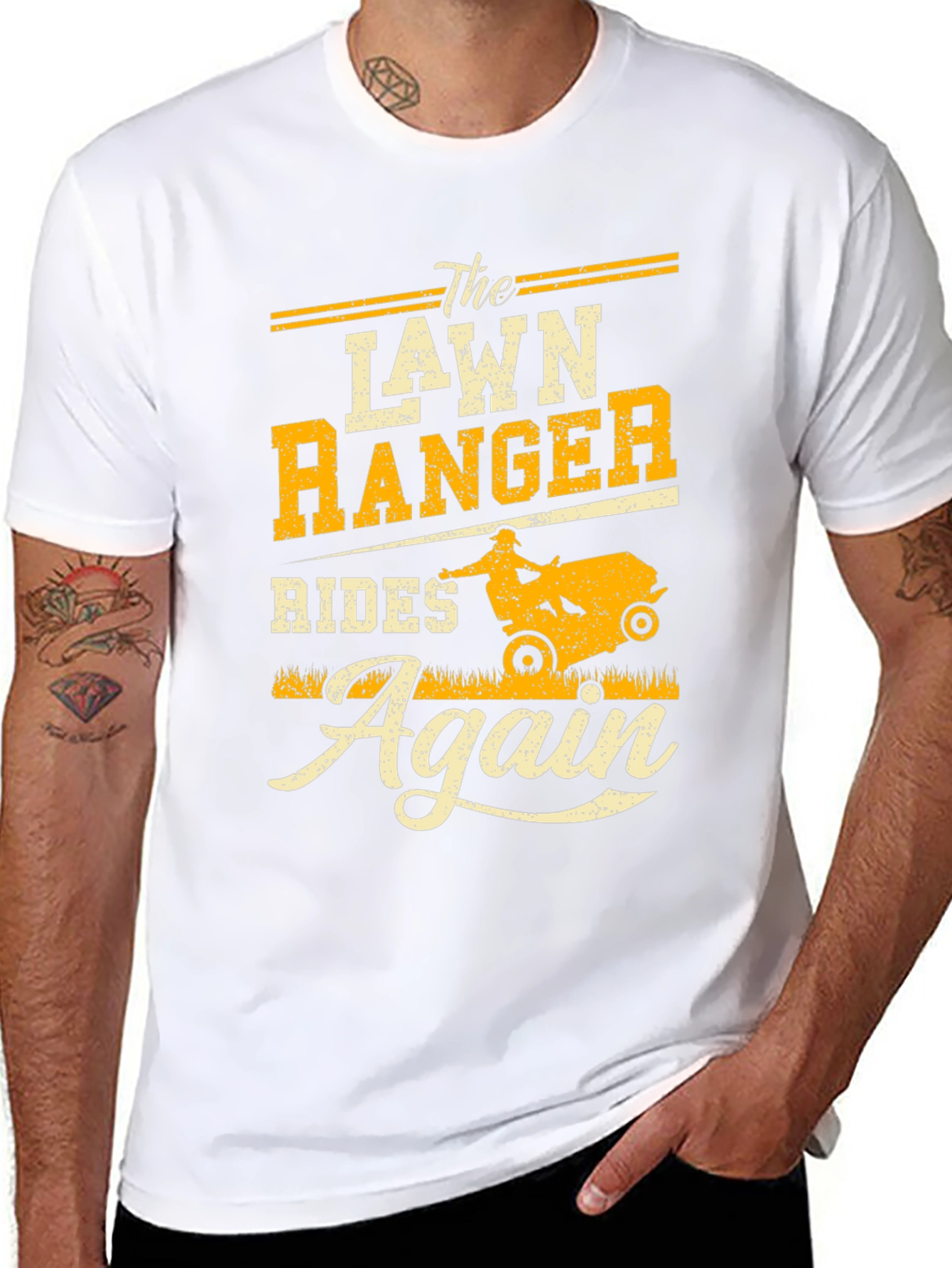 The Lawn Ranger Rides Again Graphic T-Shirt