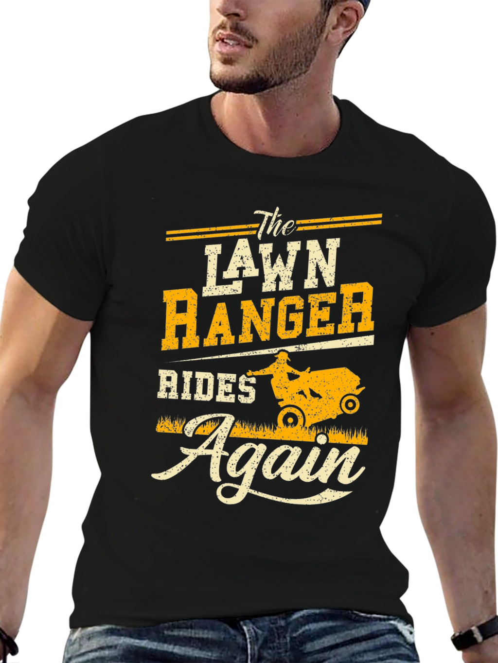 The Lawn Ranger Rides Again Graphic T-Shirt
