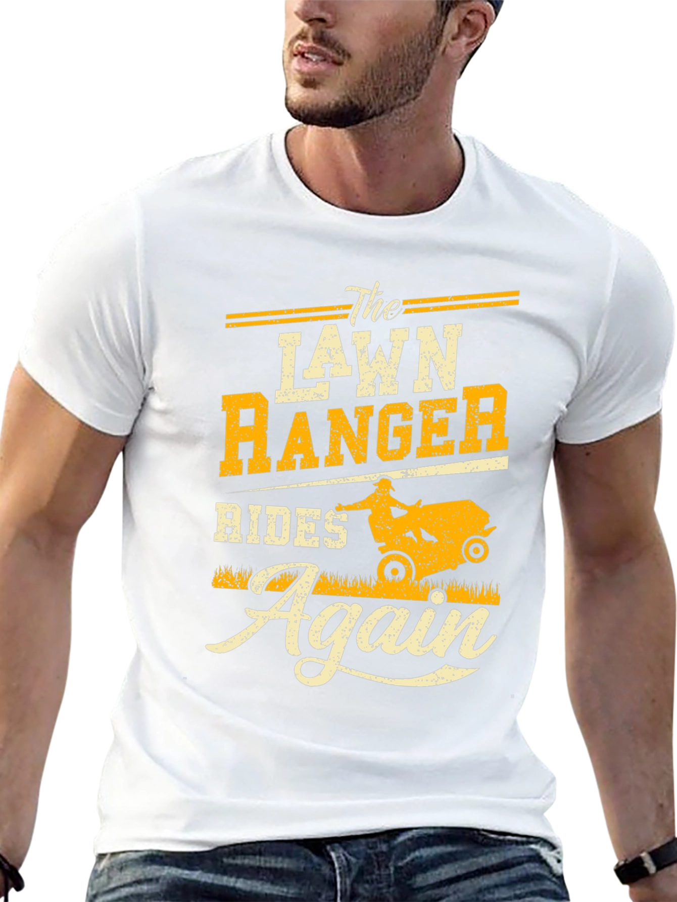 The Lawn Ranger Rides Again Graphic T-Shirt