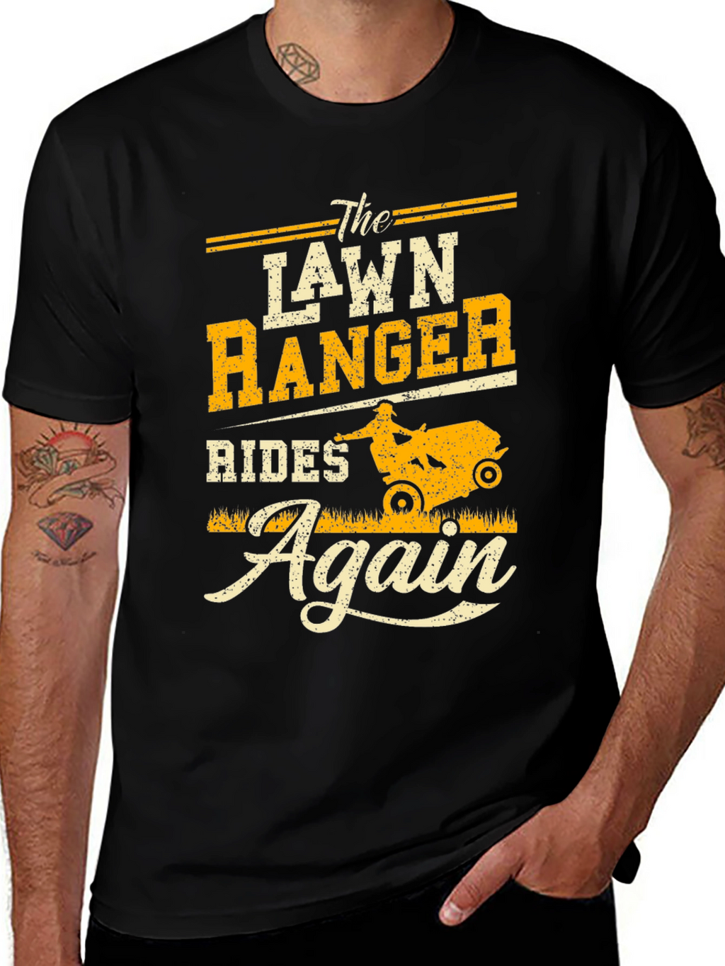 The Lawn Ranger Rides Again Graphic T-Shirt