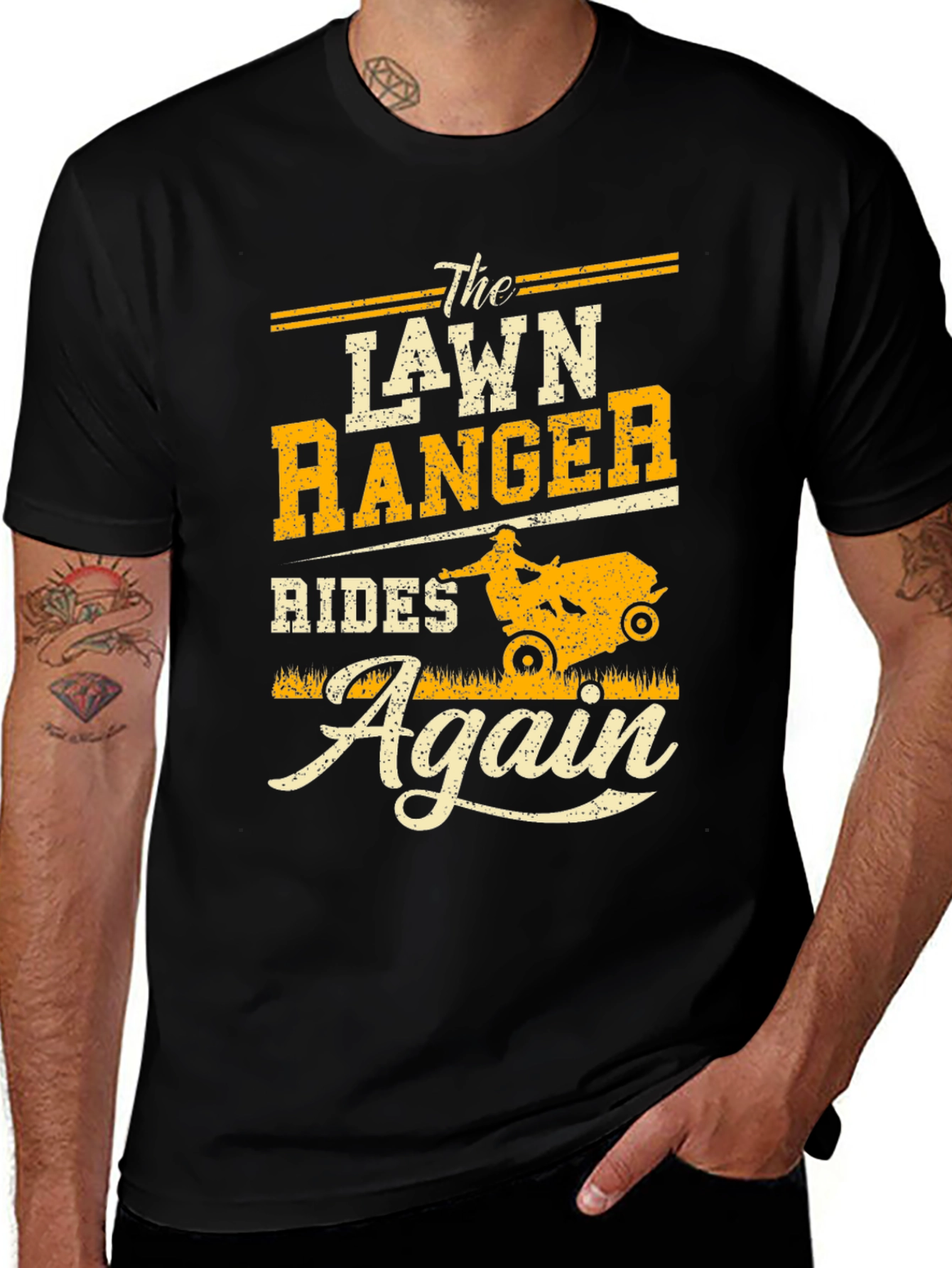 The Lawn Ranger Rides Again Graphic T-Shirt