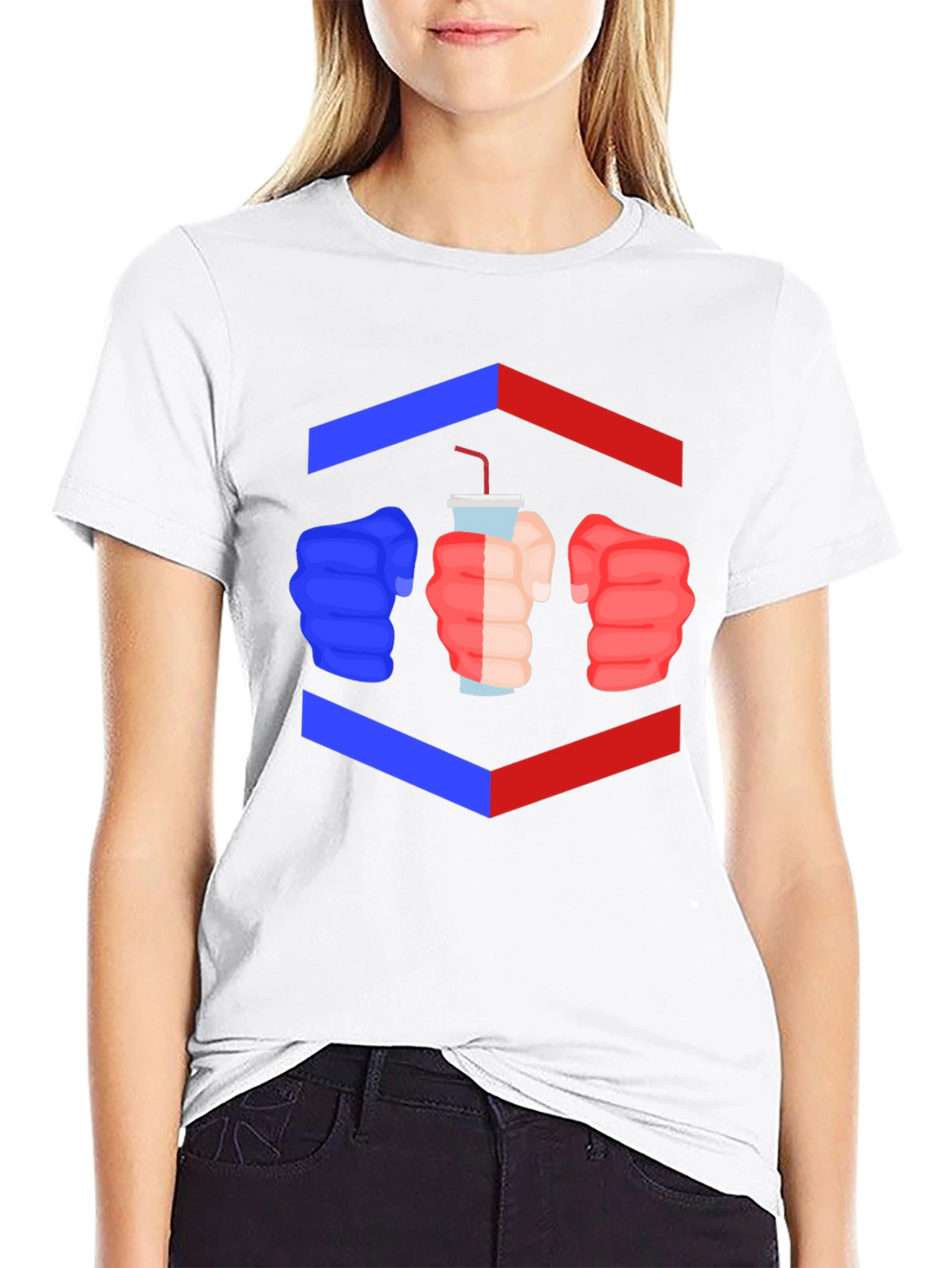 Drink Up T-Shirt - Fists Graphic Tee