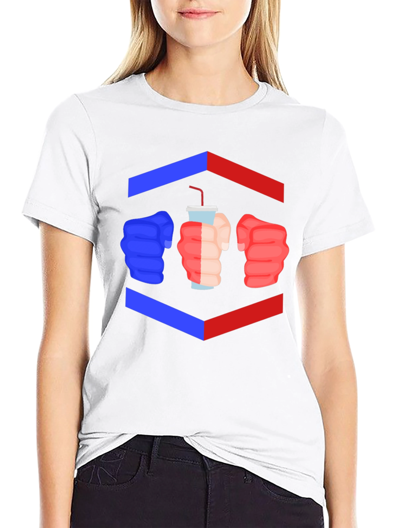 Drink Up T-Shirt - Fists Graphic Tee