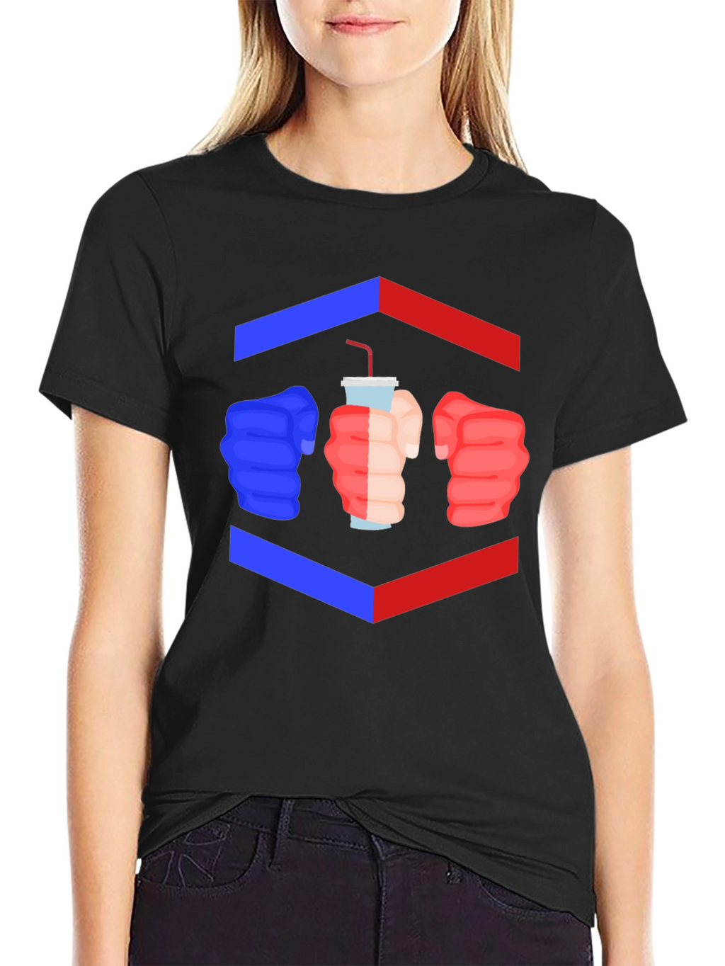 Drink Up T-Shirt - Fists Graphic Tee