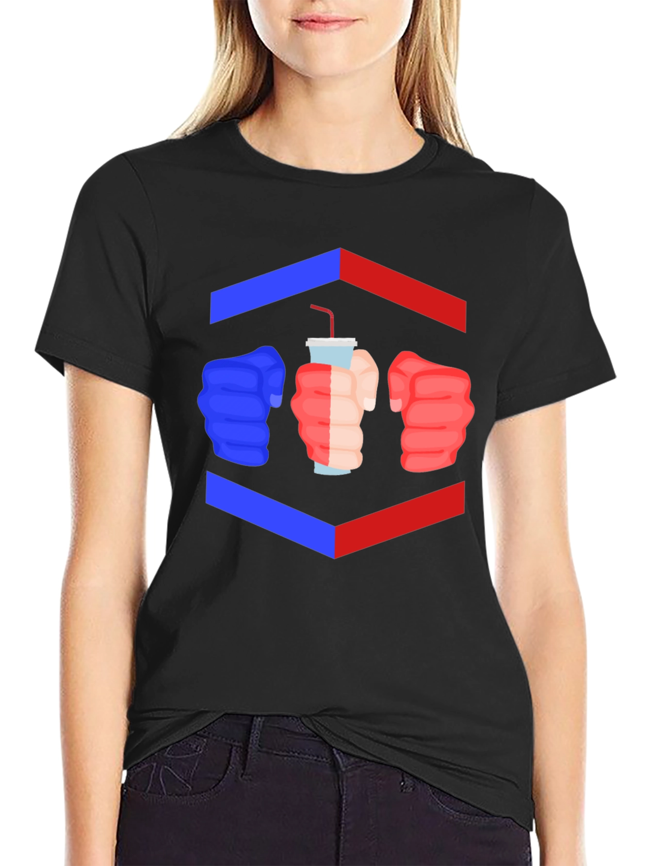 Drink Up T-Shirt - Fists Graphic Tee