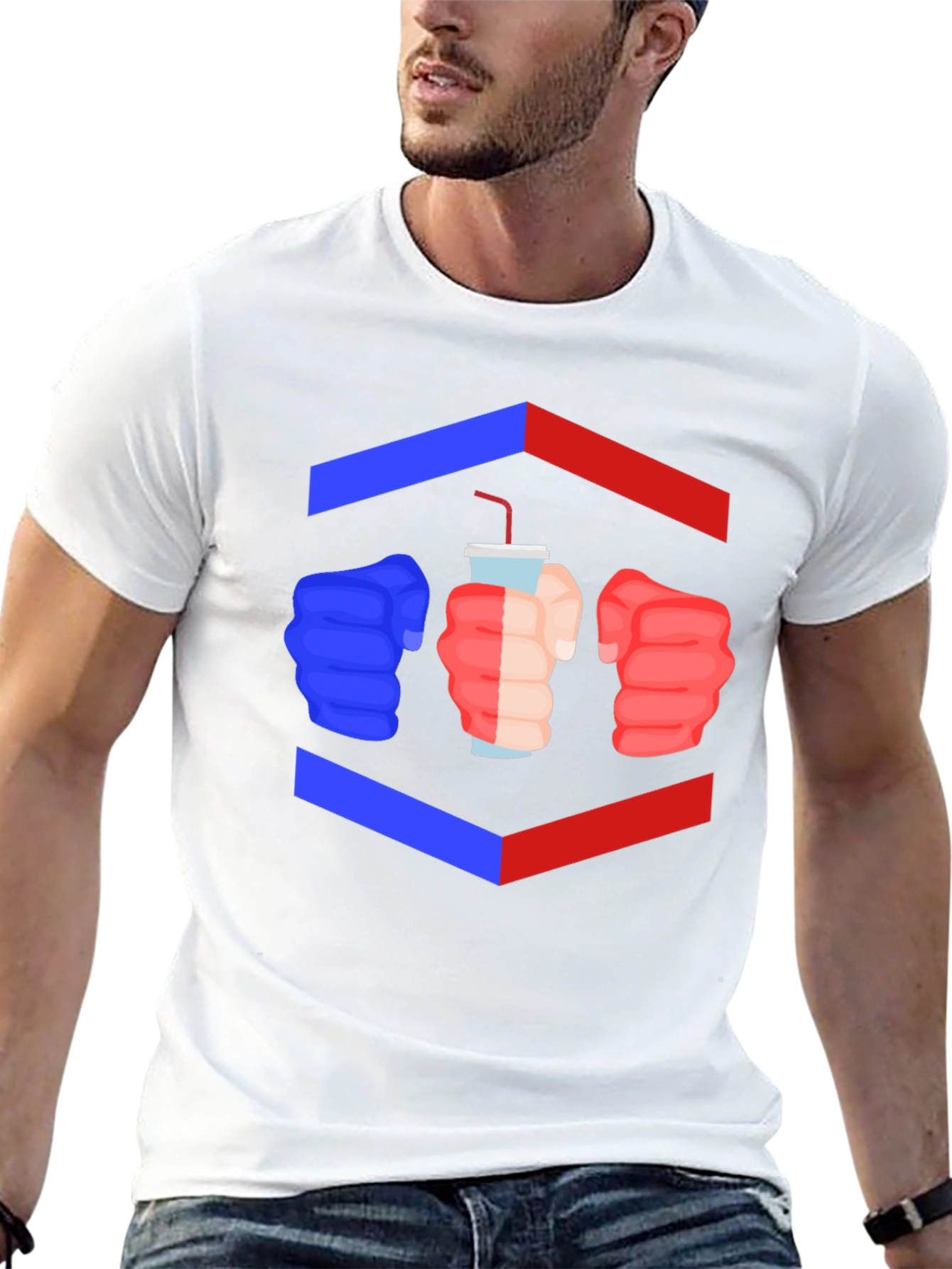 Drink Up T-Shirt - Fists Graphic Tee