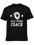 All-Star Coach Baseball Graphic T-Shirt