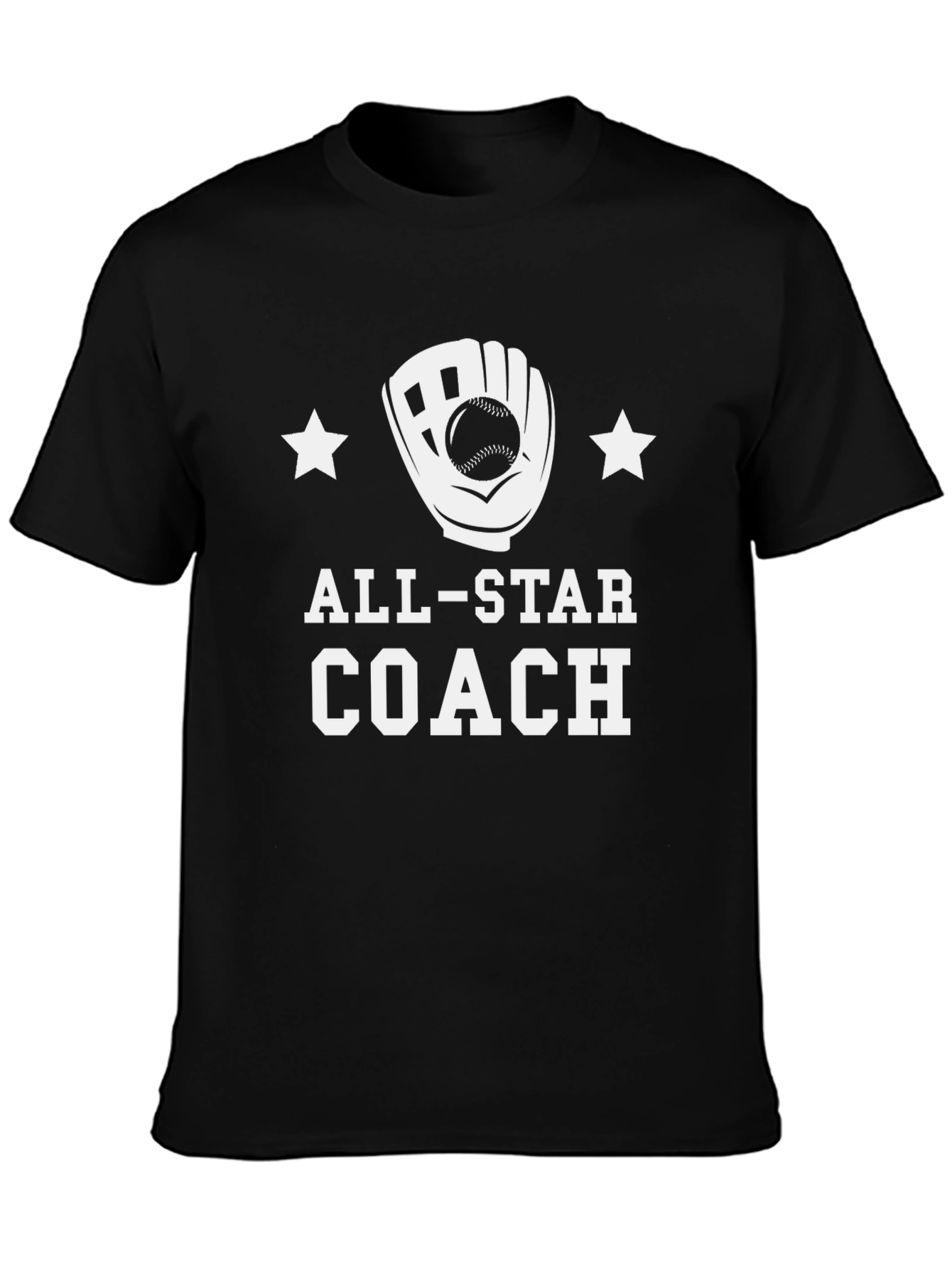 All-Star Coach Baseball Graphic T-Shirt