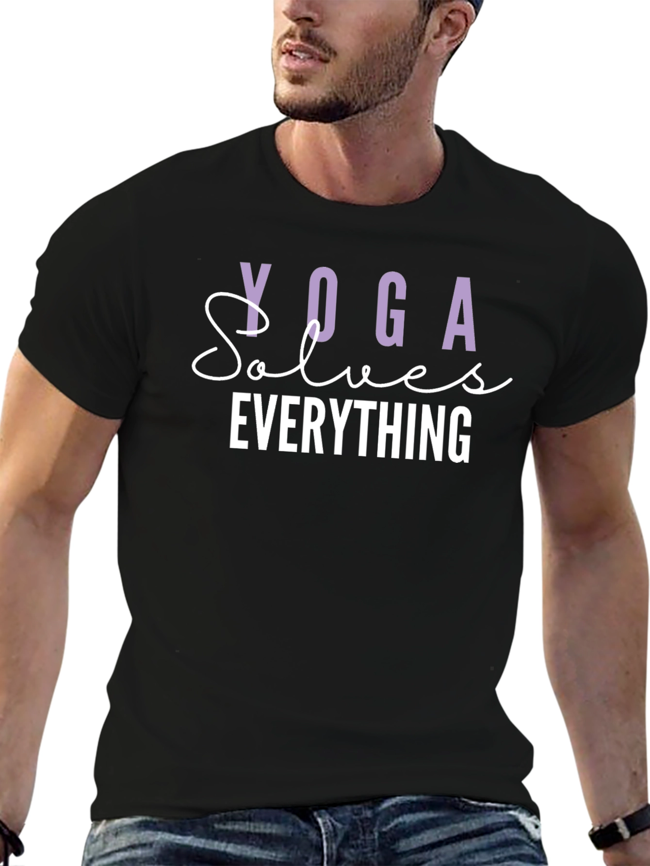 Yoga Solves Everything Graphic Tee