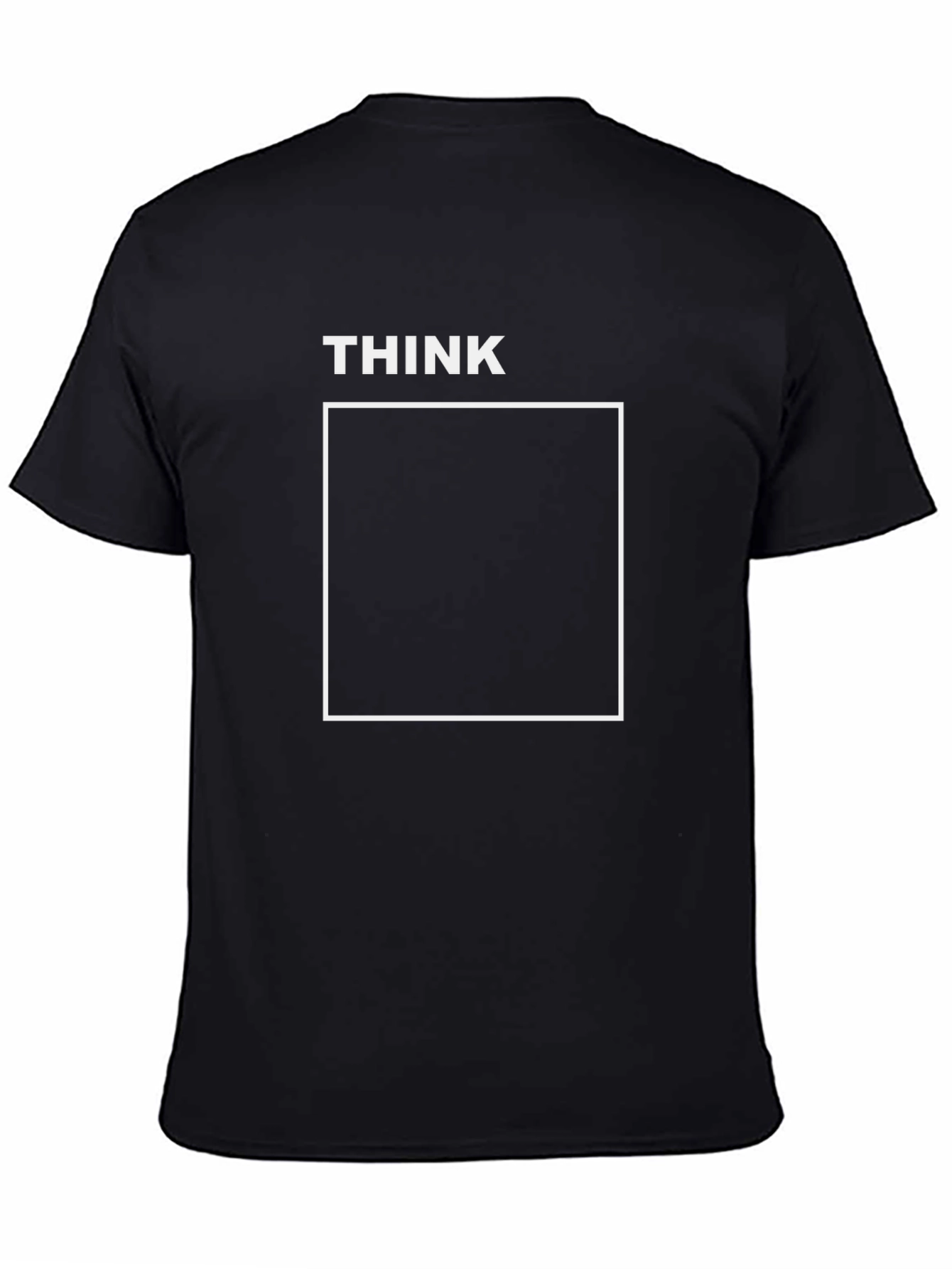Think Outside the Box Black Graphic Tee