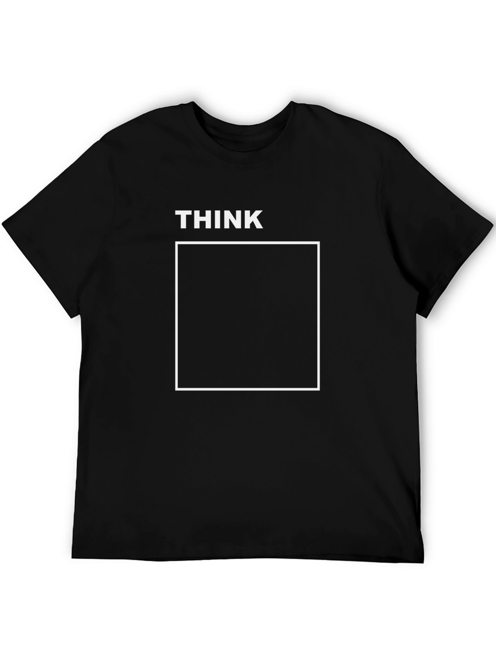 Think Outside the Box Black Graphic Tee