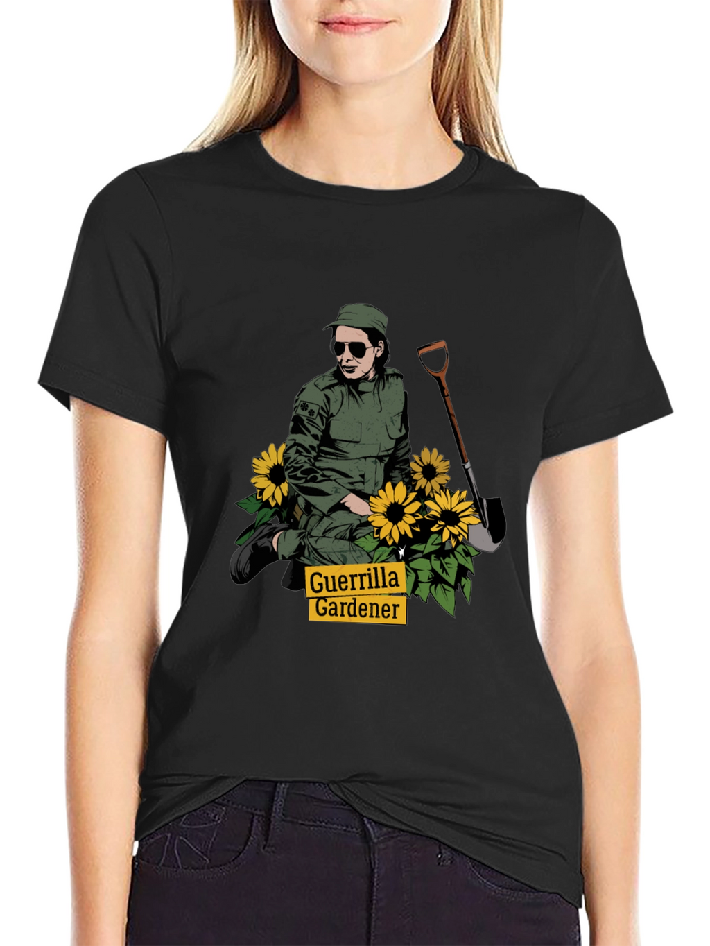 Guerrilla Gardener T-Shirt - Black Graphic Tee