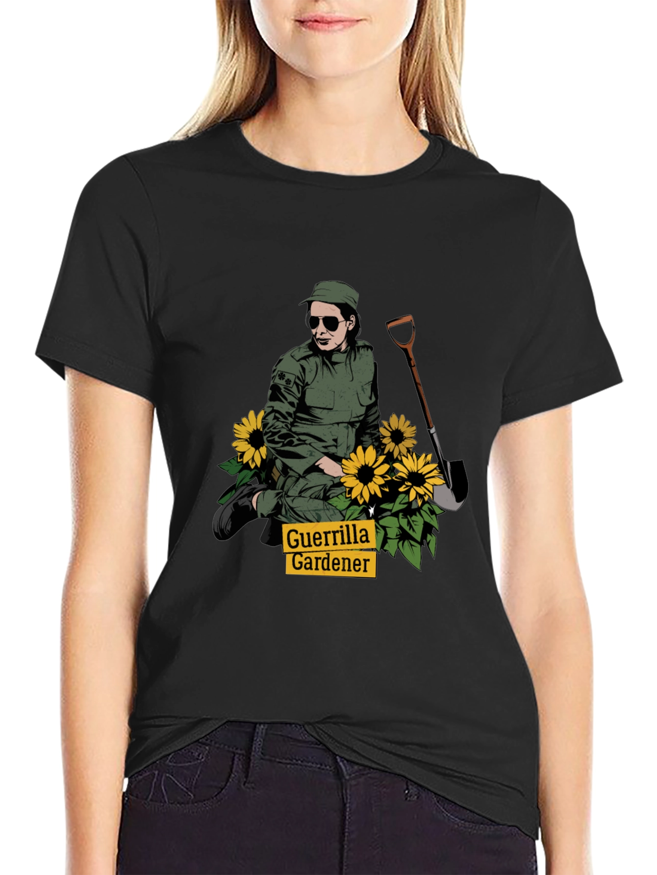 Guerrilla Gardener T-Shirt - Black Graphic Tee