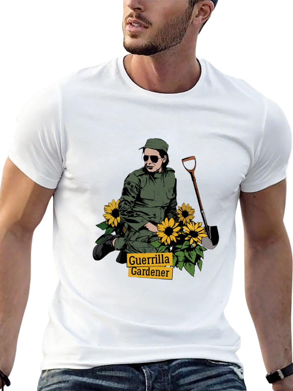 Guerrilla Gardener T-Shirt - Black Graphic Tee