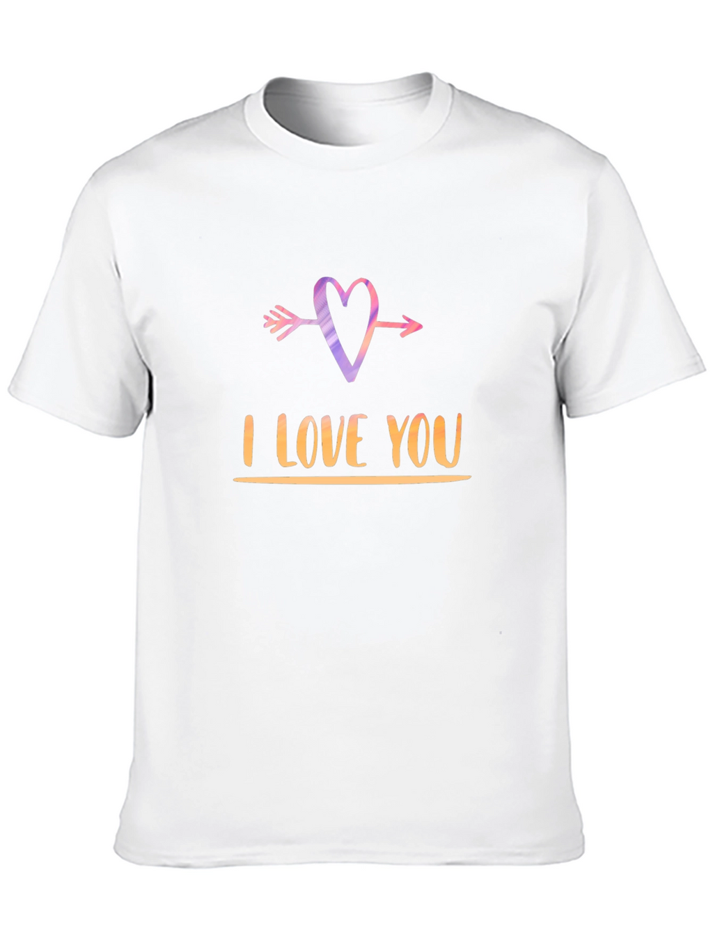 I Love You Graphic Tee - Black