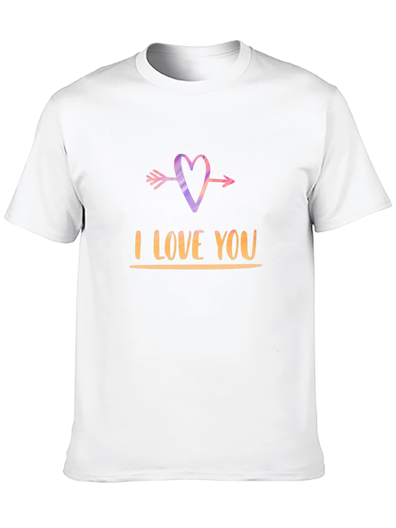 I Love You Graphic Tee - Black
