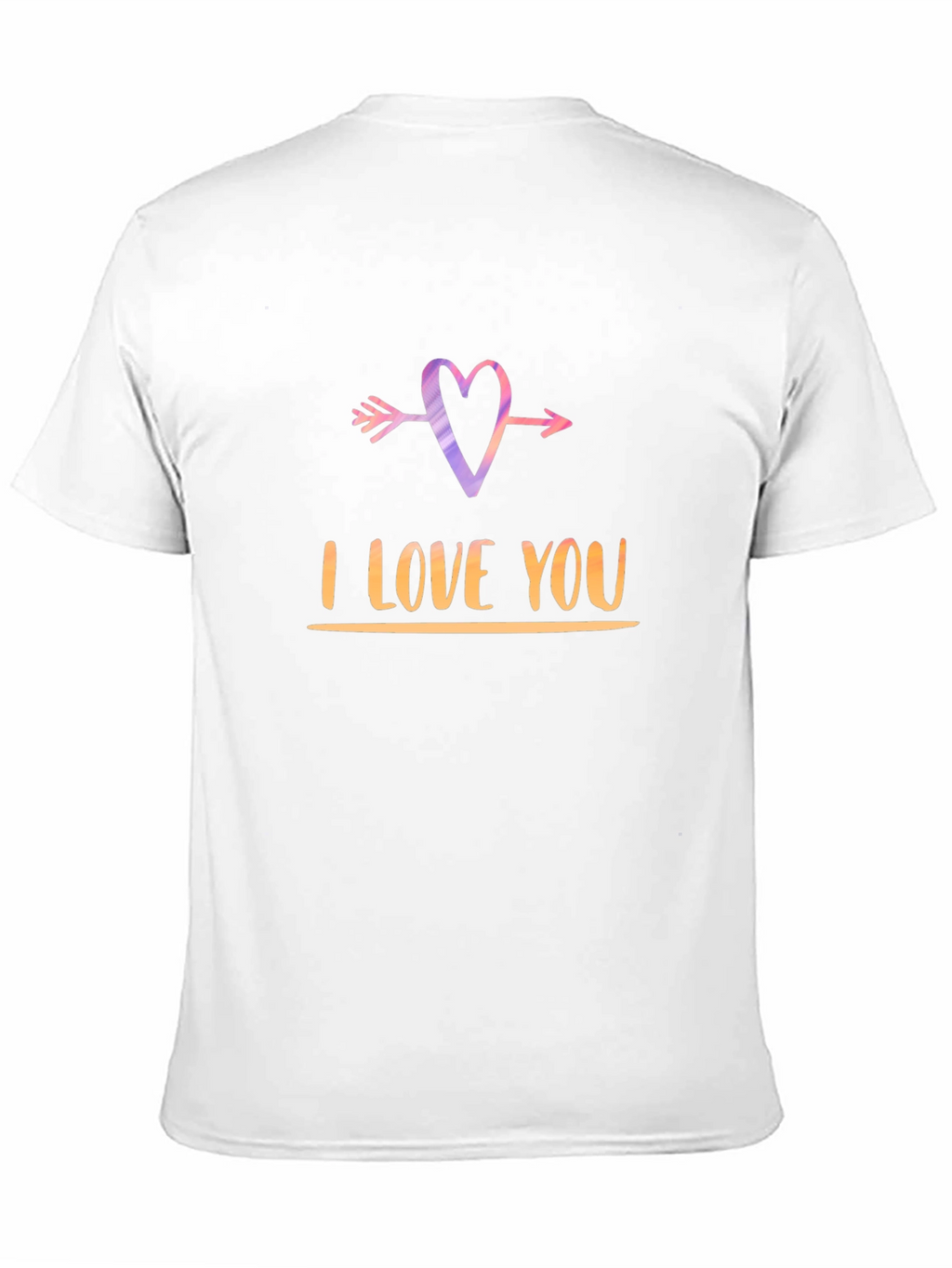 I Love You Graphic Tee - Black