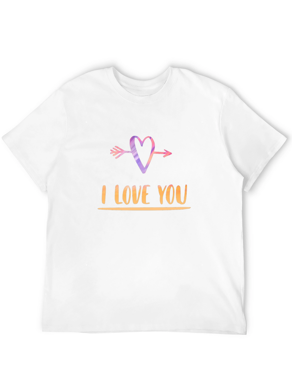 I Love You Graphic Tee - Black