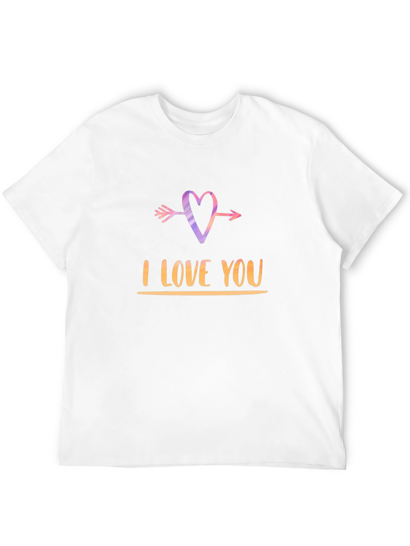I Love You Graphic Tee - Black