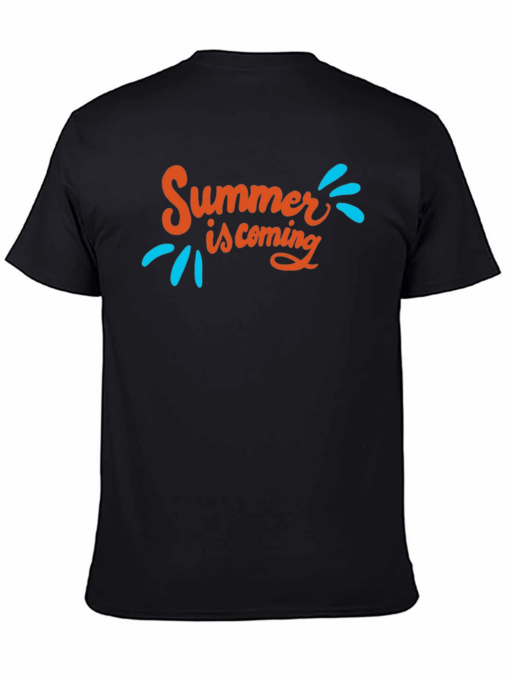 Summer is Coming Graphic Tee - Black T-Shirt