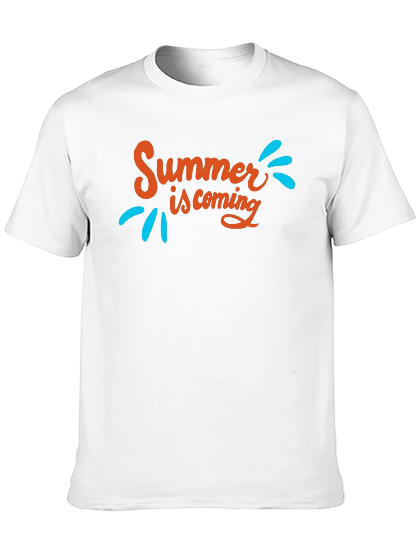 Summer is Coming Graphic Tee - Black T-Shirt