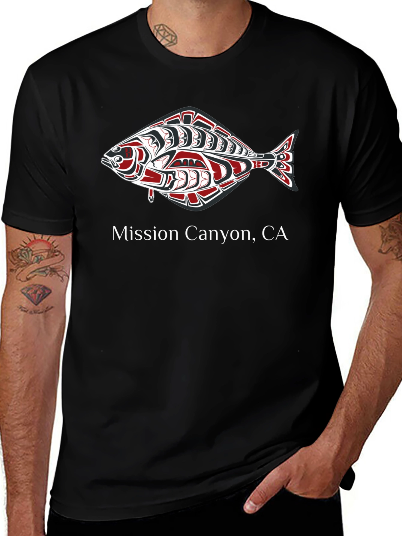 Mission Canyon Fish Graphic Tee