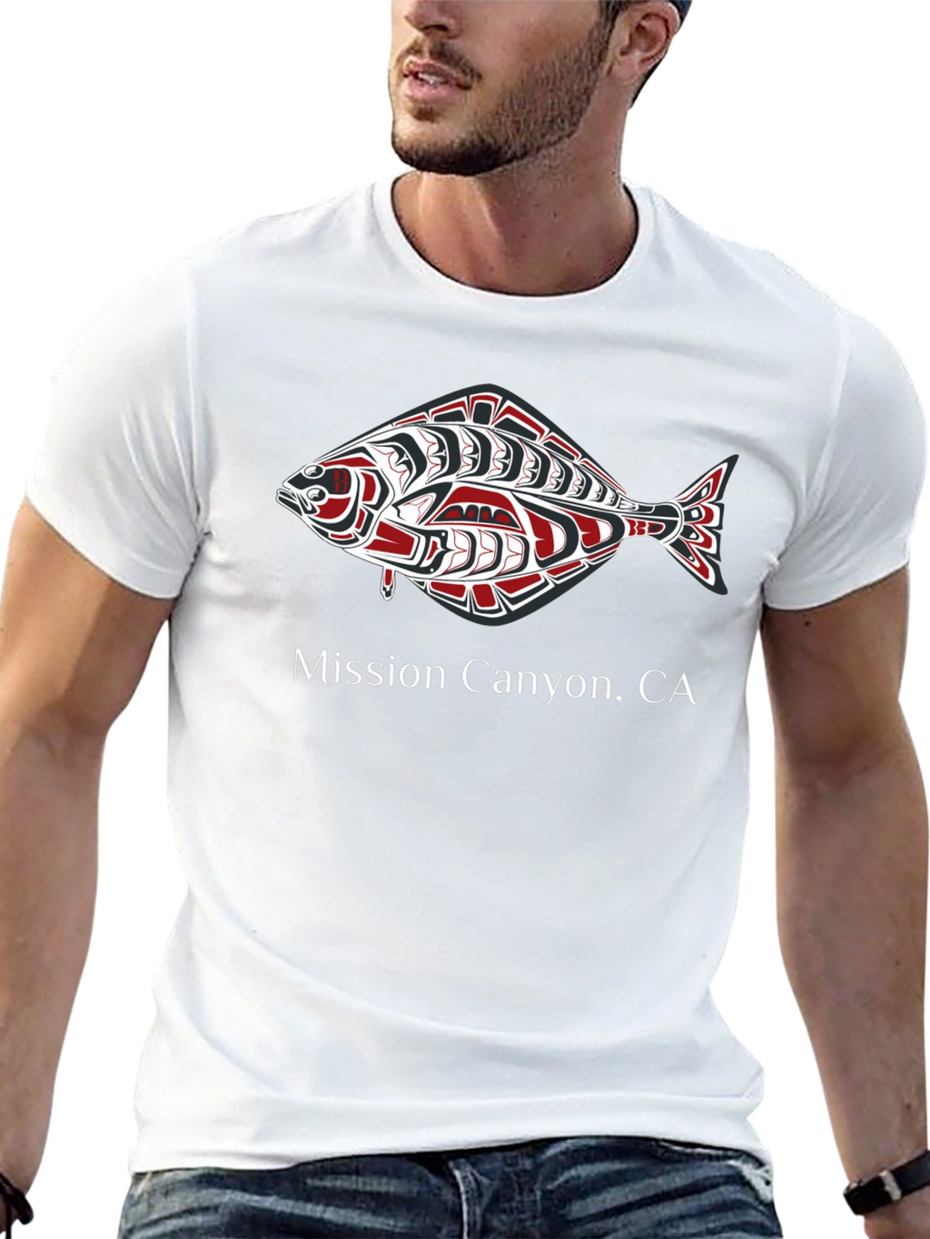 Mission Canyon Fish Graphic Tee