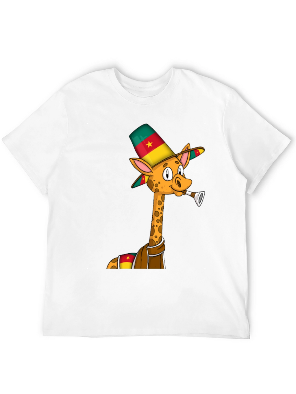 Cameroon Giraffe T-Shirt - Fun & Festive!
