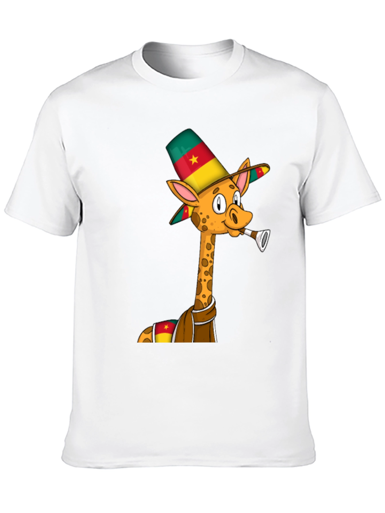 Cameroon Giraffe T-Shirt - Fun & Festive!
