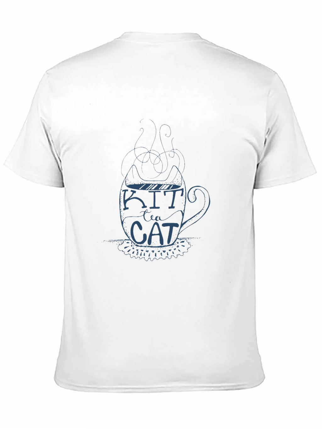 Kit Tea Cat T-Shirt - Black