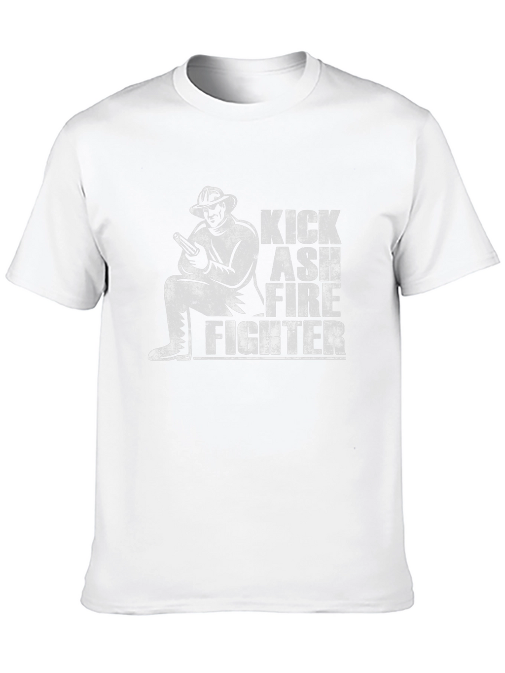 Kick Ash Firefighter Graphic T-Shirt