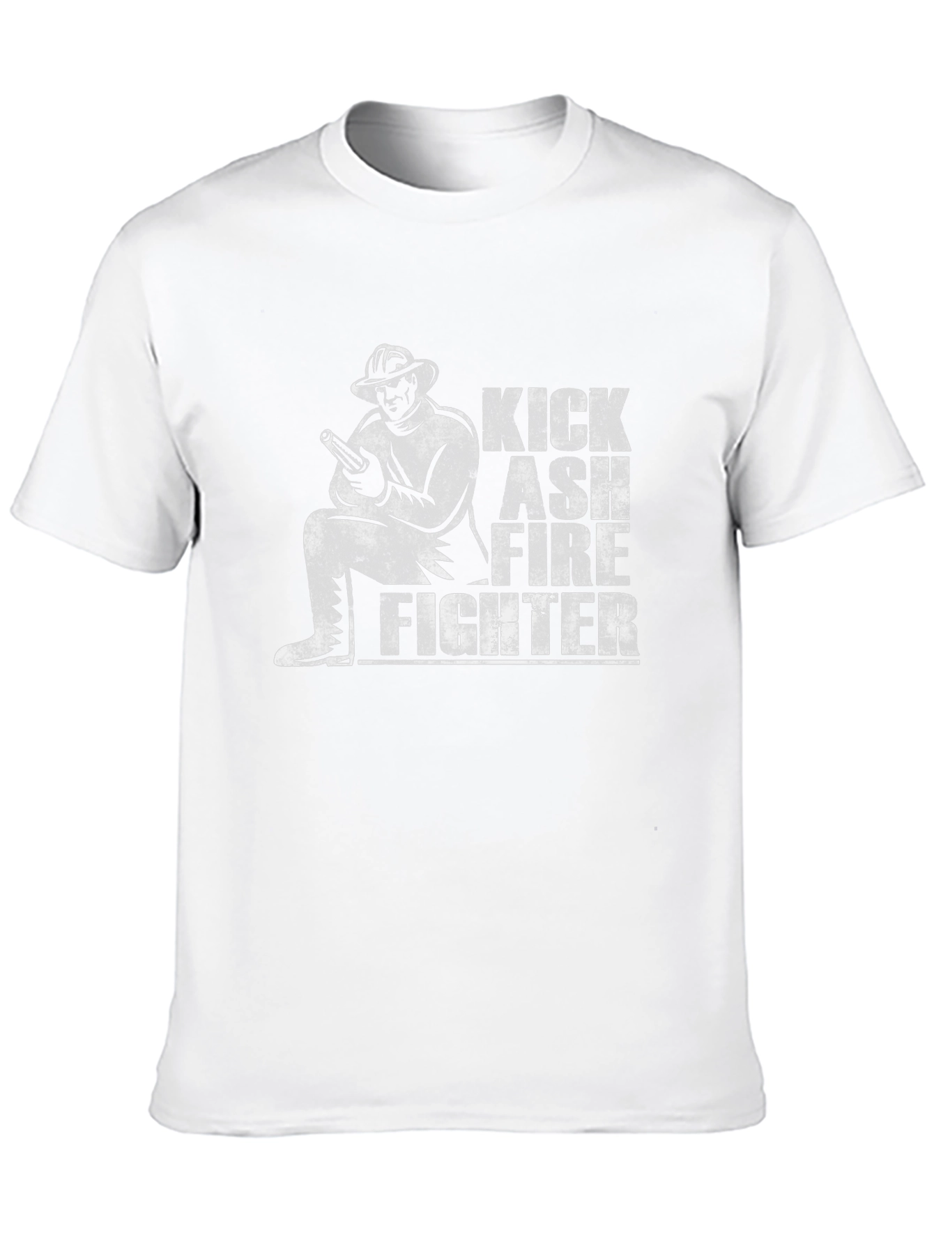 Kick Ash Firefighter Graphic T-Shirt