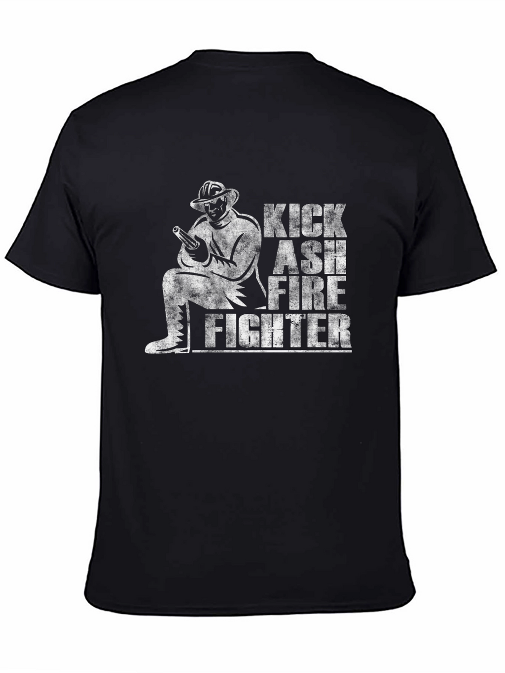 Kick Ash Firefighter Graphic T-Shirt
