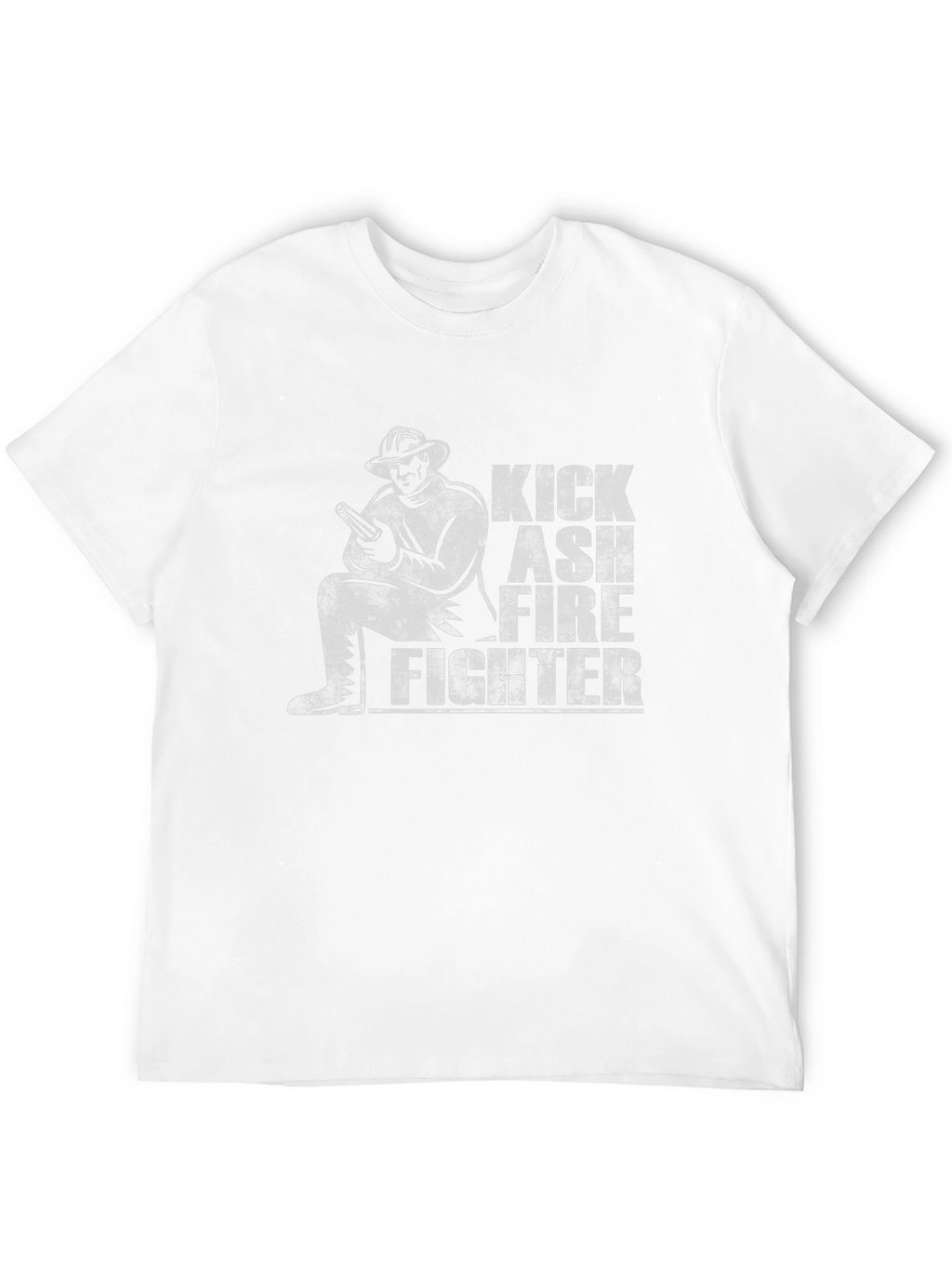 Kick Ash Firefighter Graphic T-Shirt