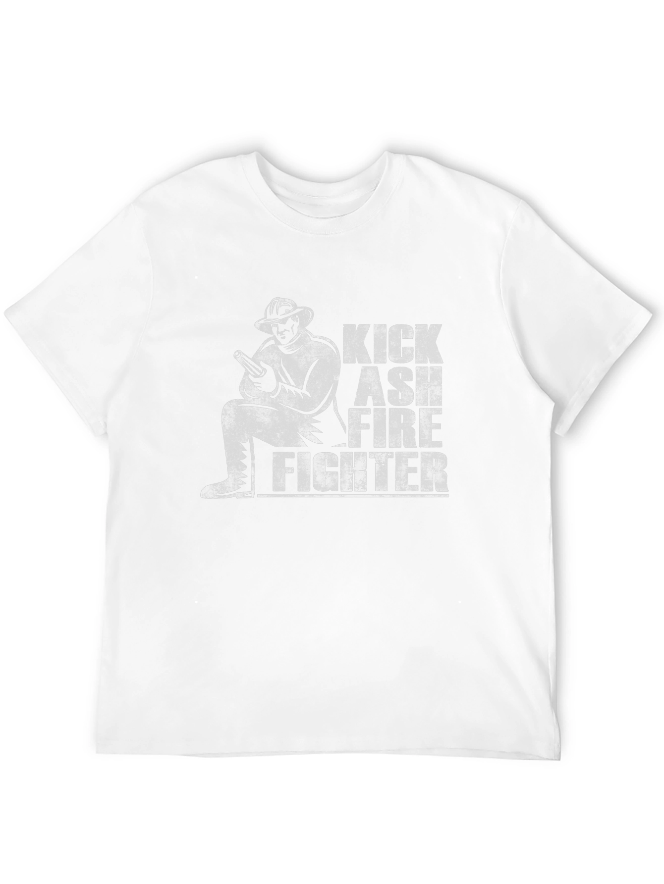 Kick Ash Firefighter Graphic T-Shirt
