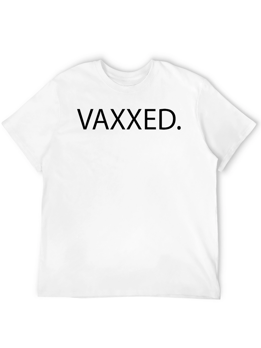 Vaxxed Black T-Shirt - Modern Style