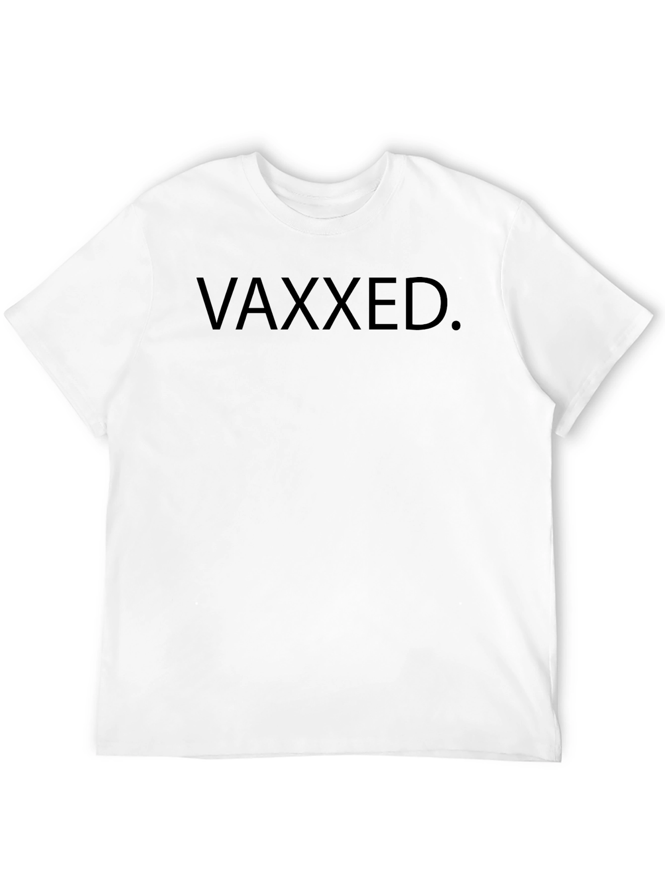 Vaxxed Black T-Shirt - Modern Style