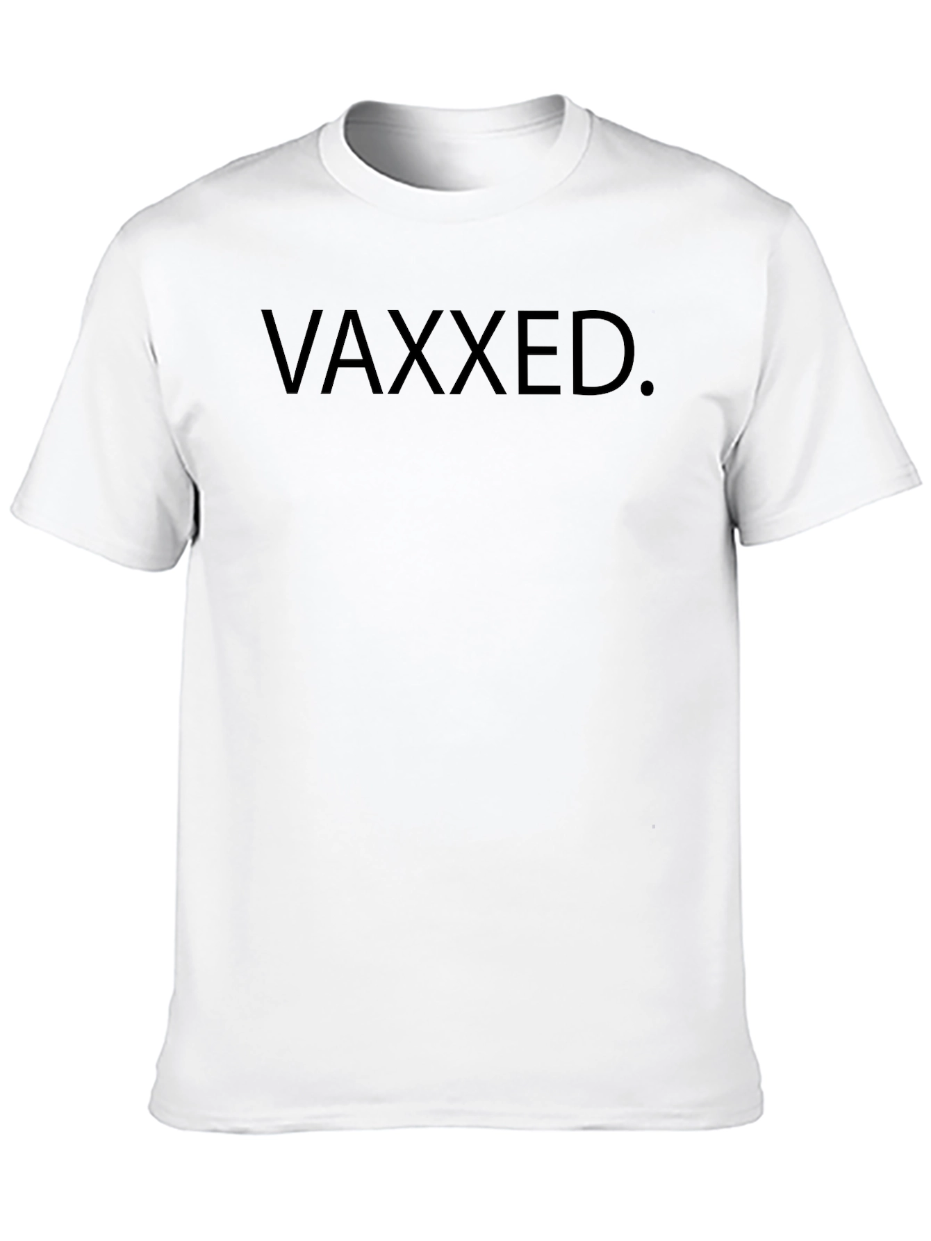 Vaxxed Black T-Shirt - Modern Style