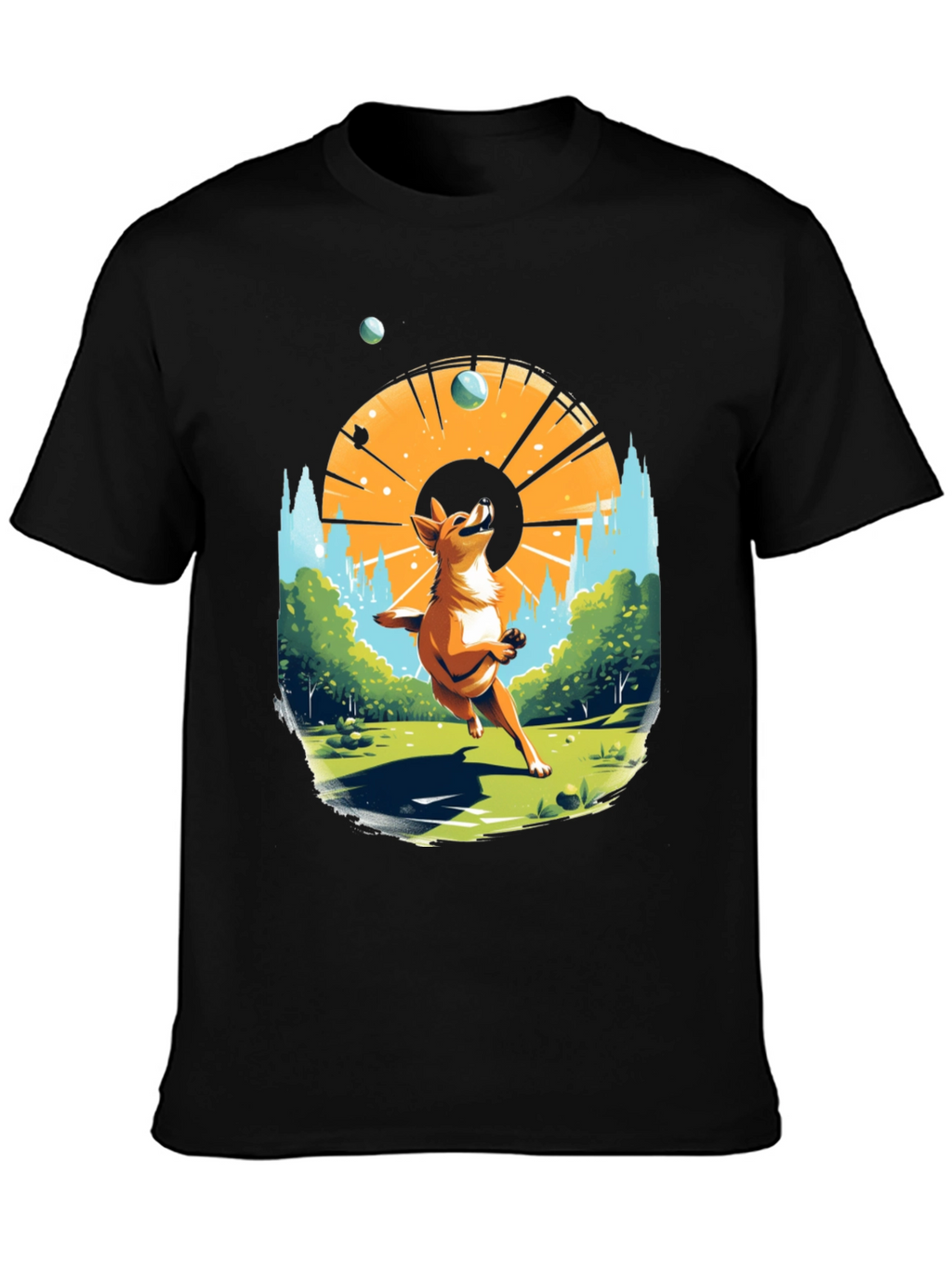 Dog Lover T-Shirt: Catching Spheres