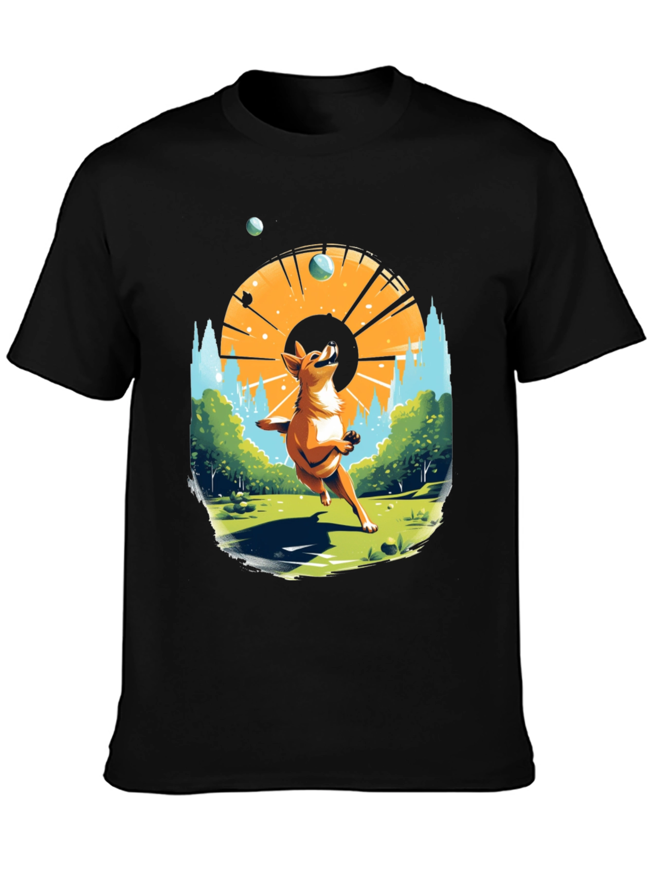 Dog Lover T-Shirt: Catching Spheres