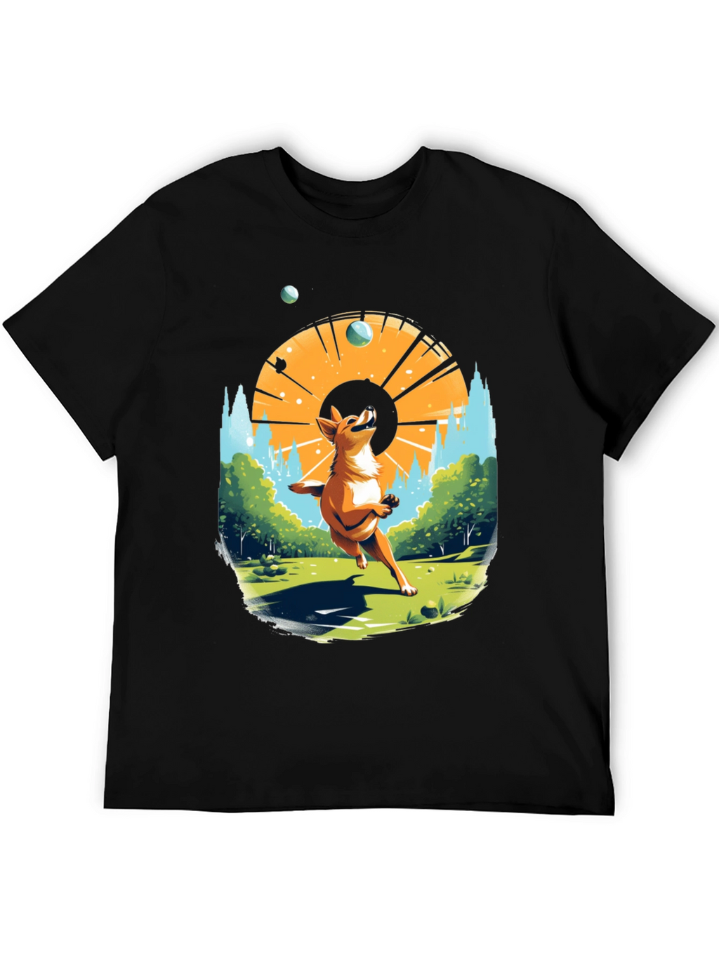Dog Lover T-Shirt: Catching Spheres