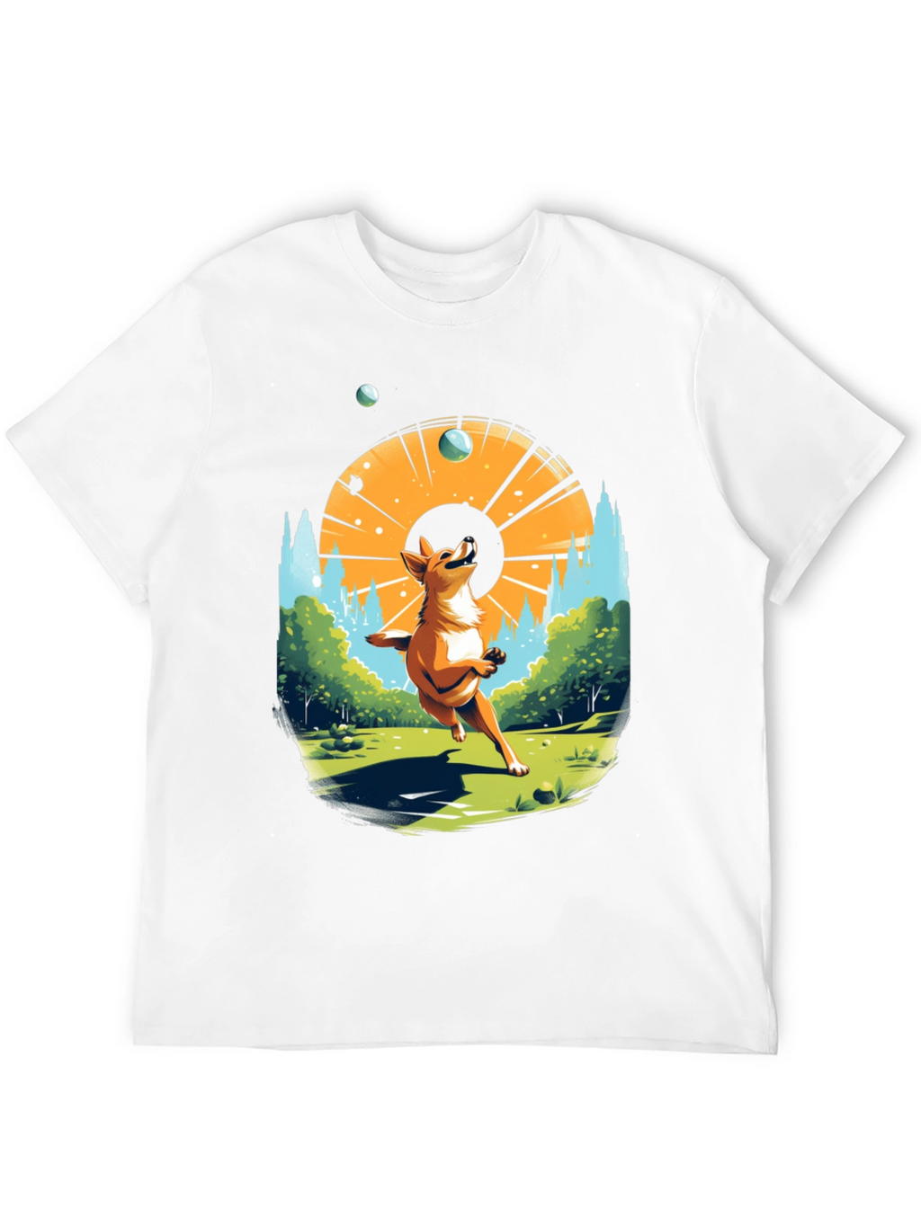 Dog Lover T-Shirt: Catching Spheres