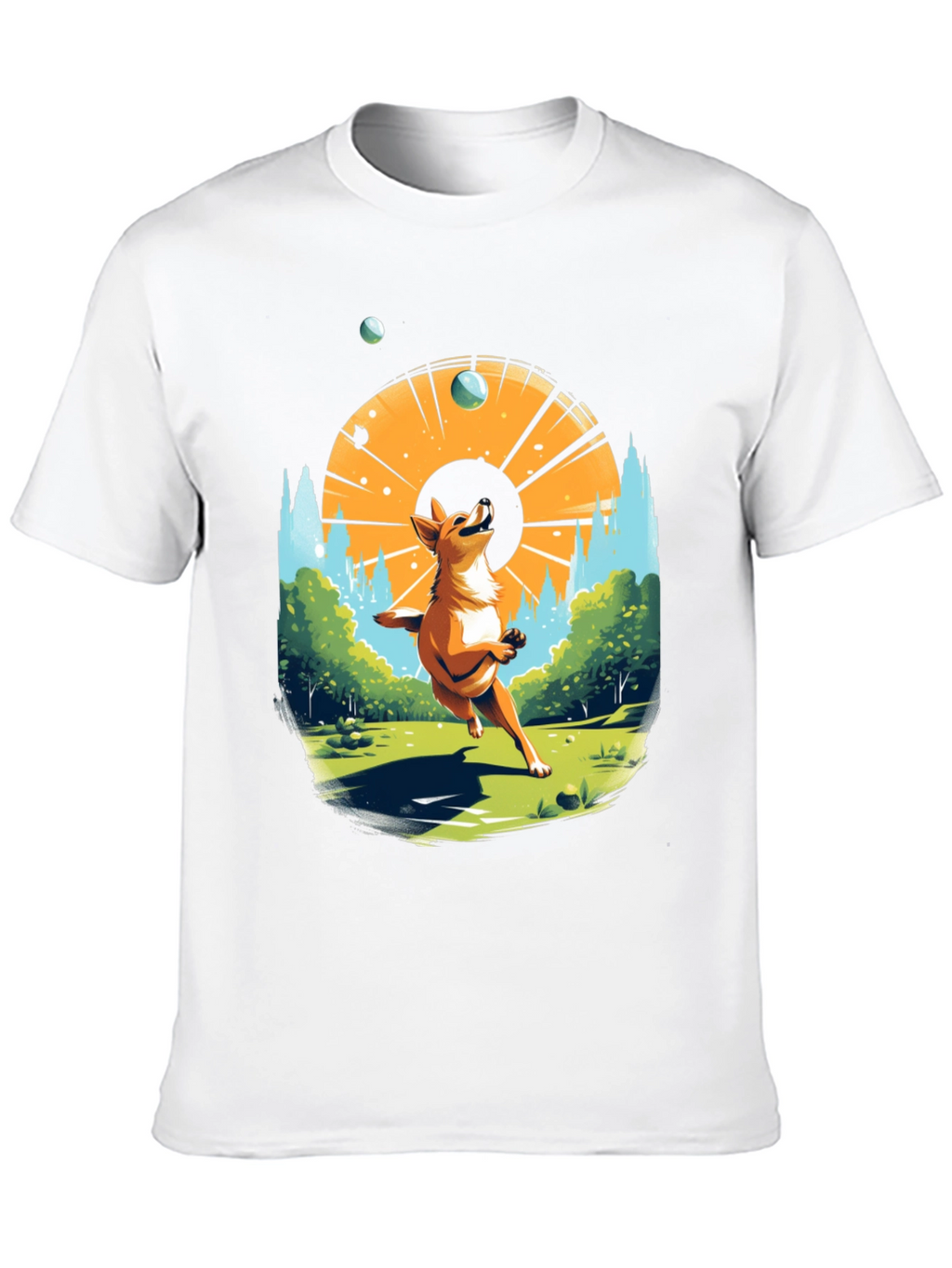 Dog Lover T-Shirt: Catching Spheres