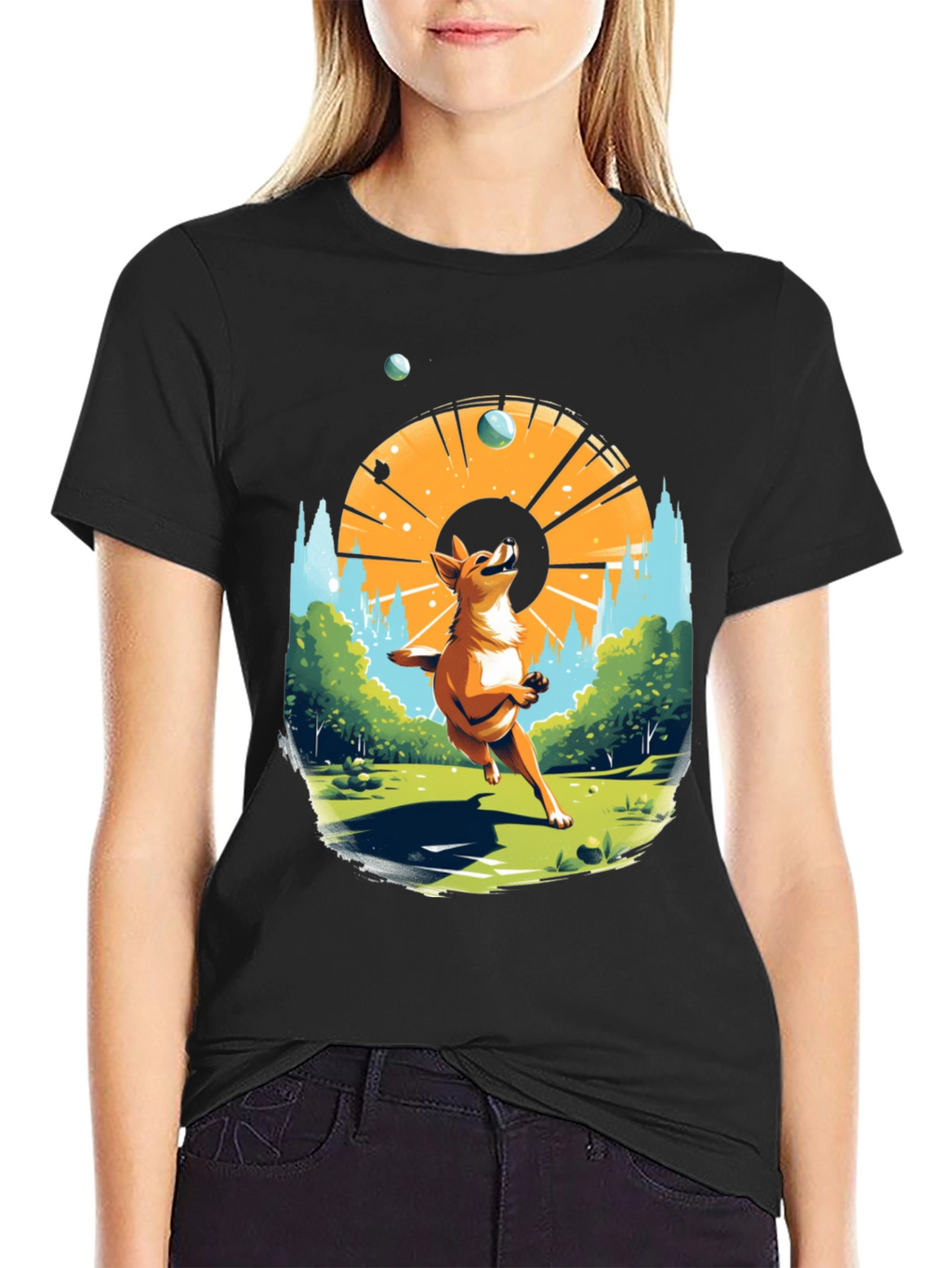 Dog Lover T-Shirt: Catching Spheres