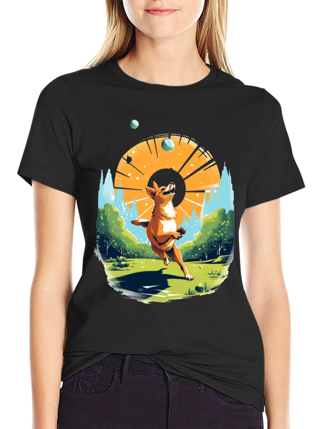 Dog Lover T-Shirt: Catching Spheres